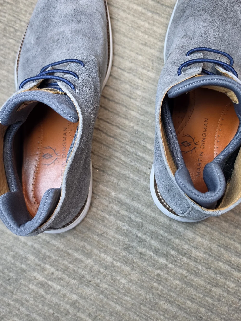 Martin Dingman Suede Chukka Boots Gray Men's 11M Casual Boot Made Brazil